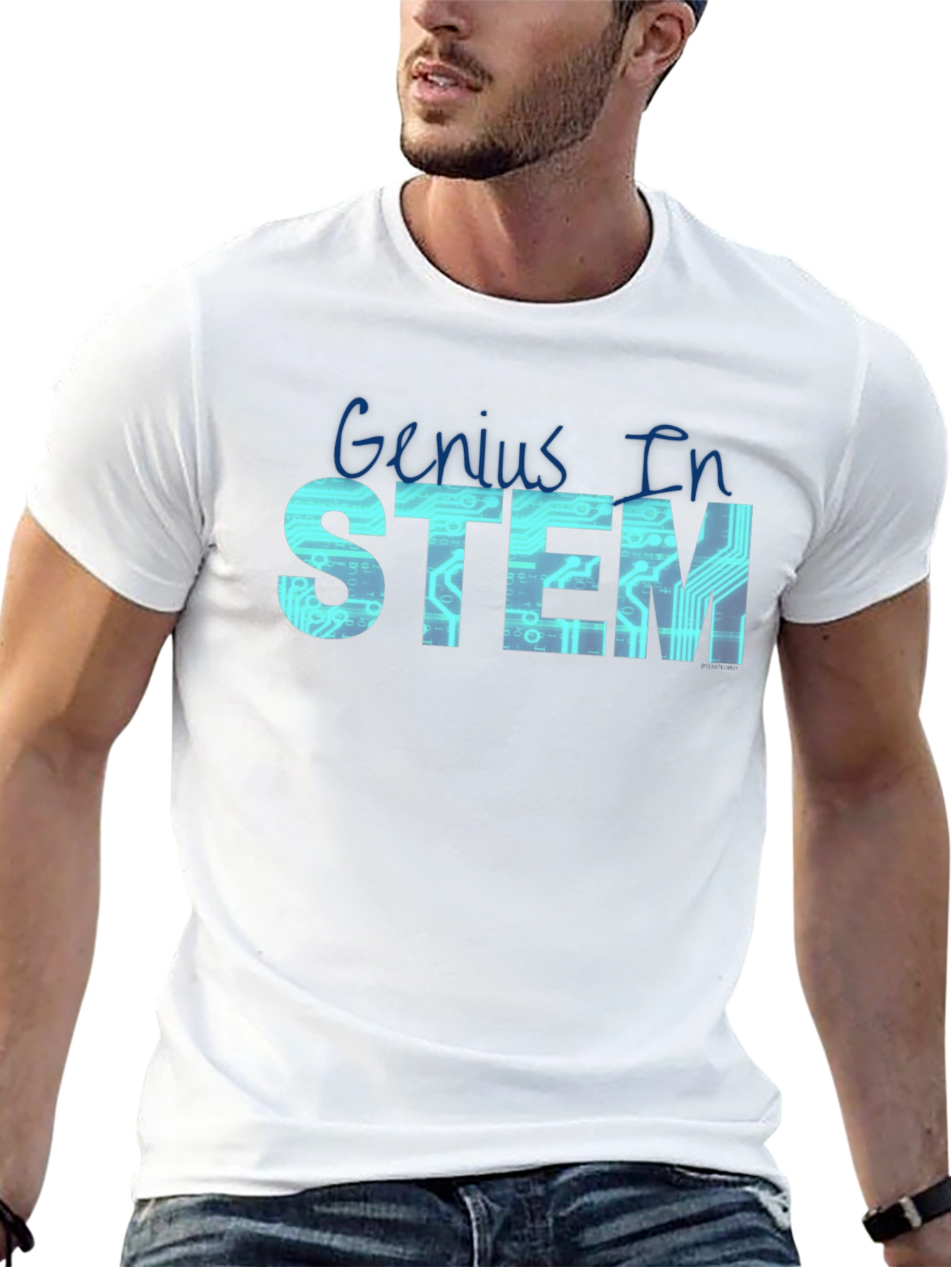 Genius In STEM T-Shirt - Science Tech Tee