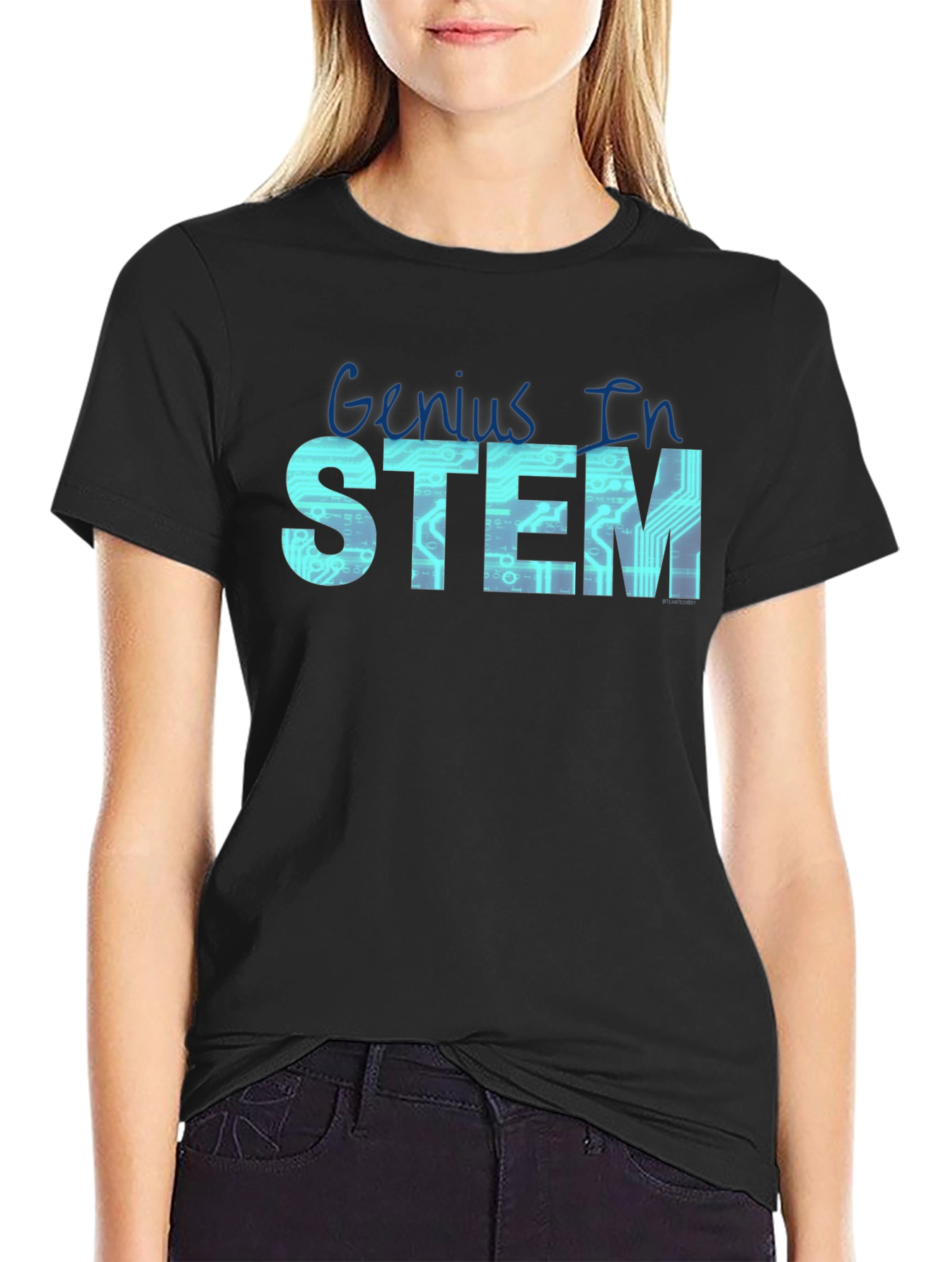 Genius In STEM T-Shirt - Science Tech Tee