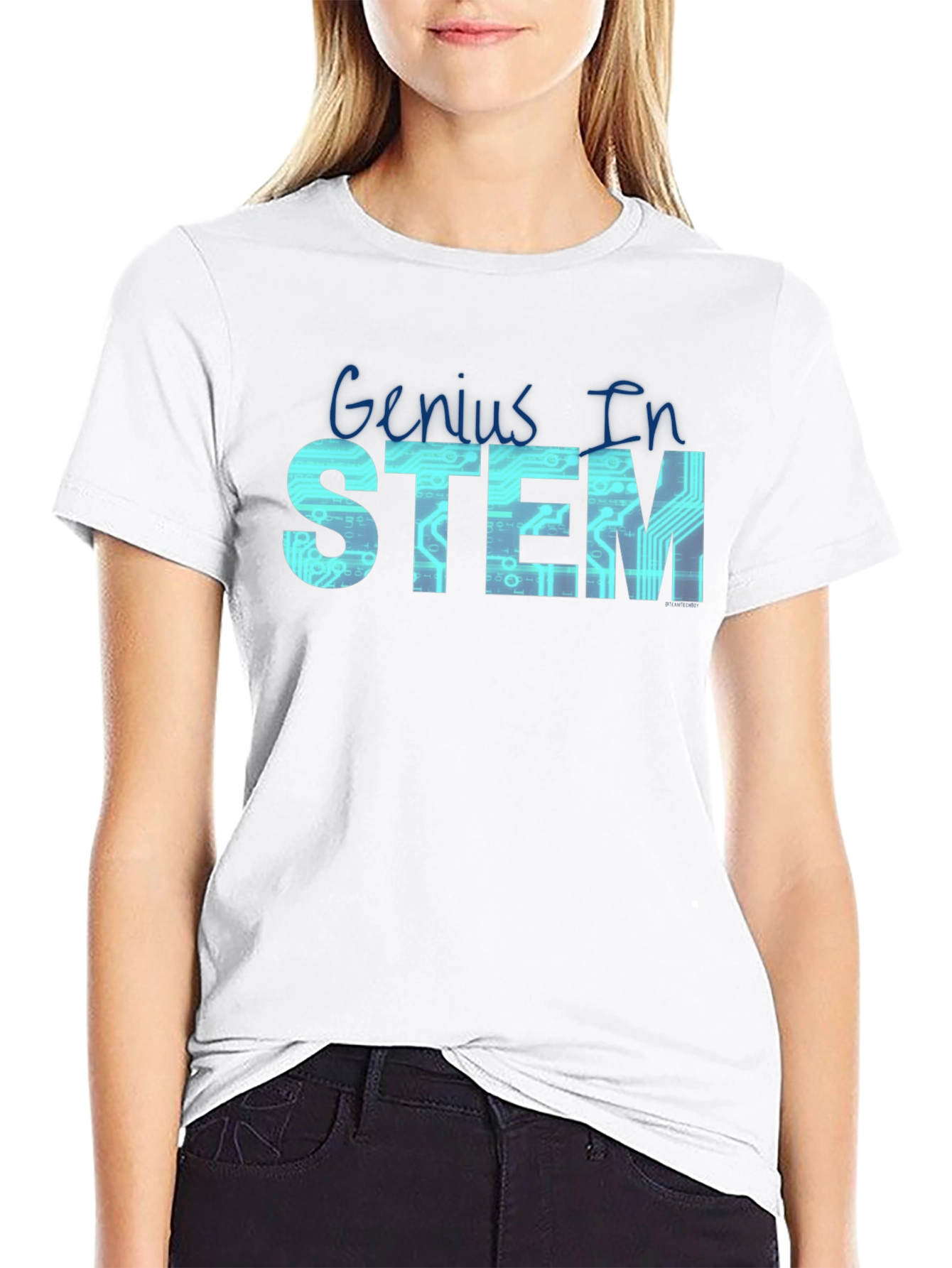 Genius In STEM T-Shirt - Science Tech Tee