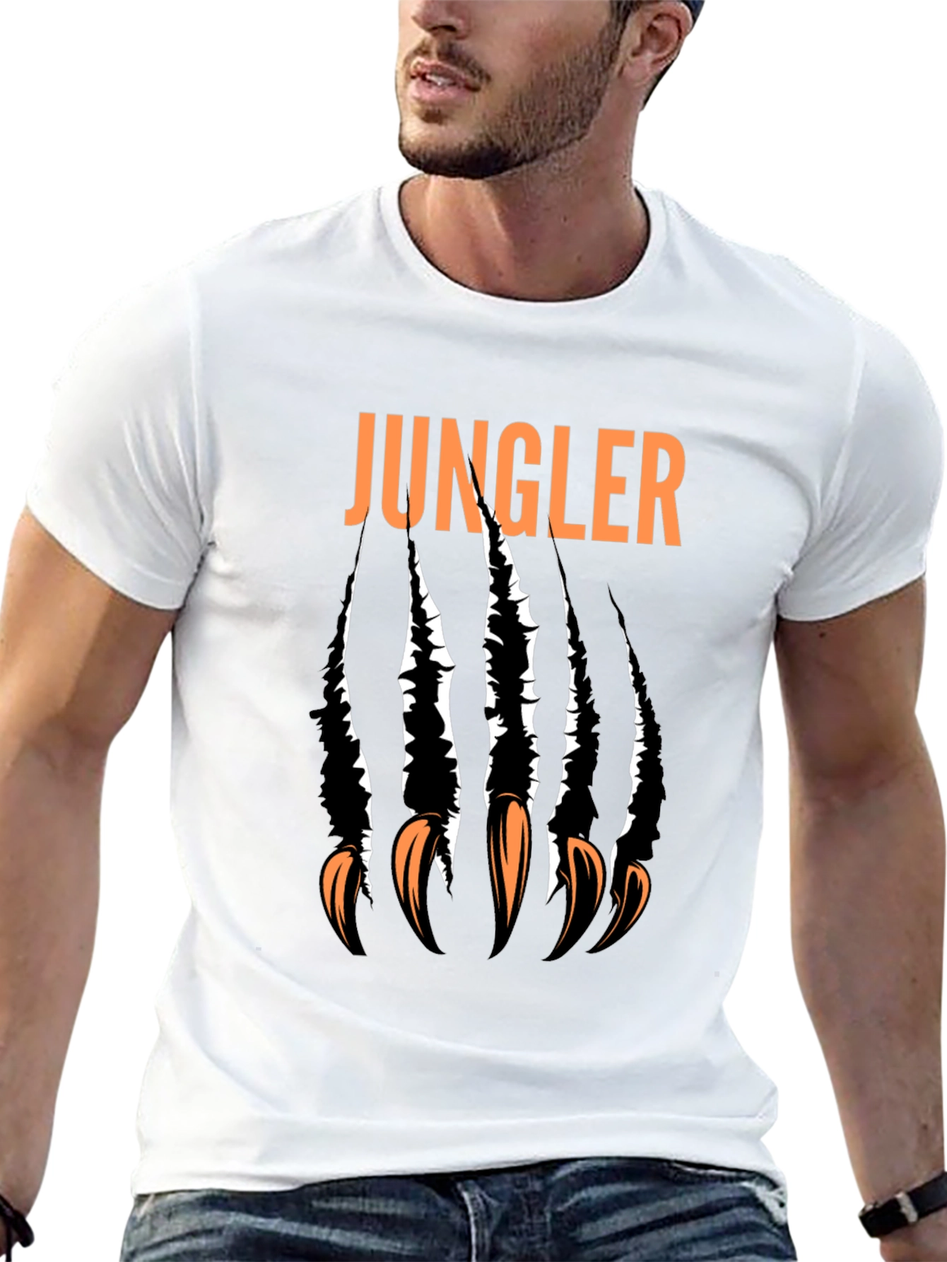 JUNGLE Claw Black Graphic T-Shirt