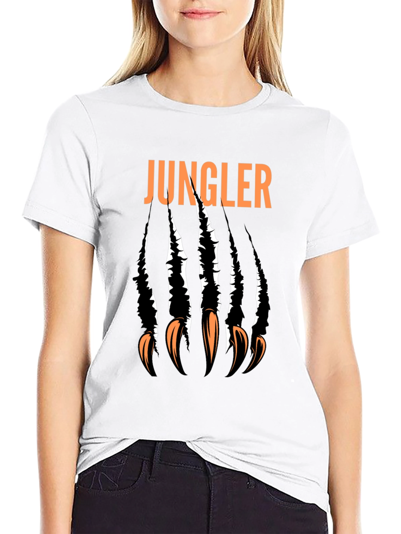 JUNGLE Claw Black Graphic T-Shirt