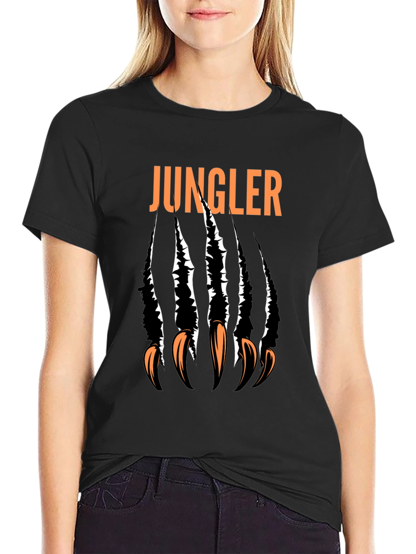 JUNGLE Claw Black Graphic T-Shirt