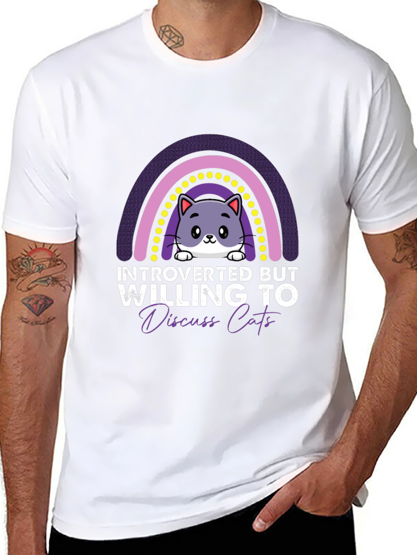 Introverted Cat Lover T-Shirt