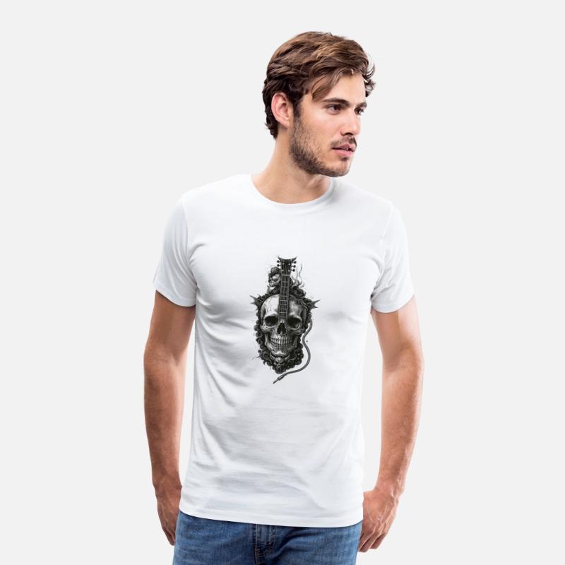 Rockstar Skull Guitar Tee 🎸💀