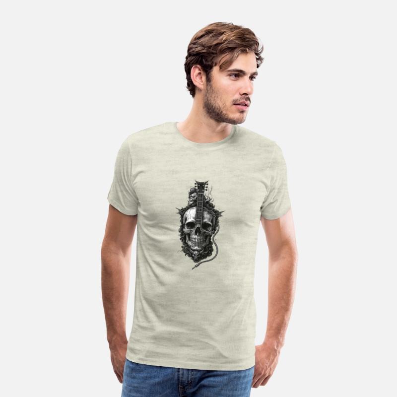 Rockstar Skull Guitar Tee 🎸💀