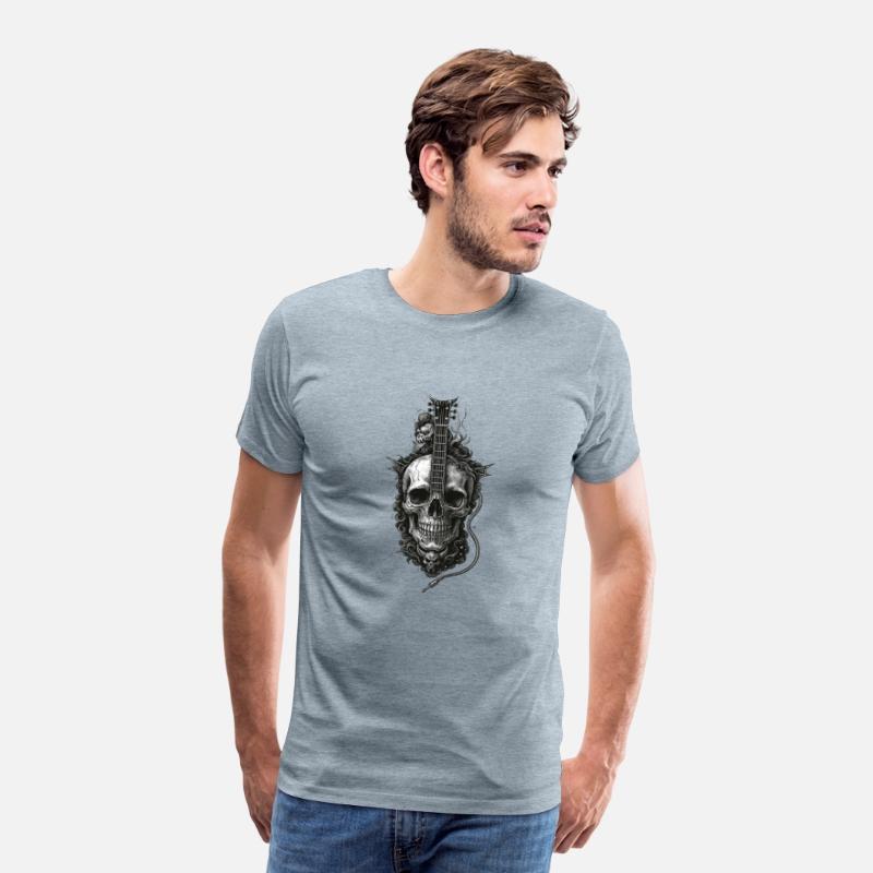 Rockstar Skull Guitar Tee 🎸💀
