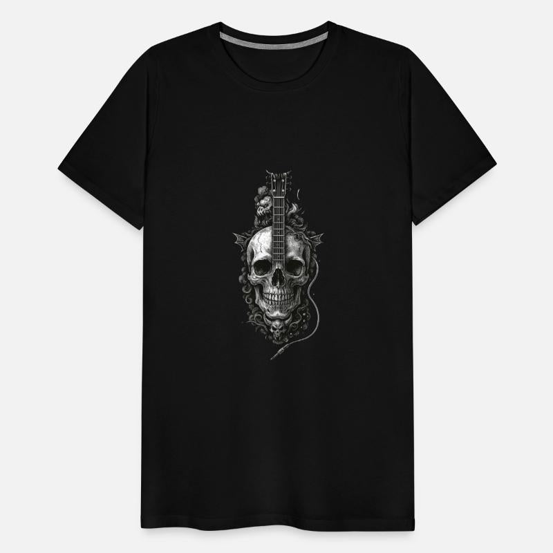 Rockstar Skull Guitar Tee 🎸💀