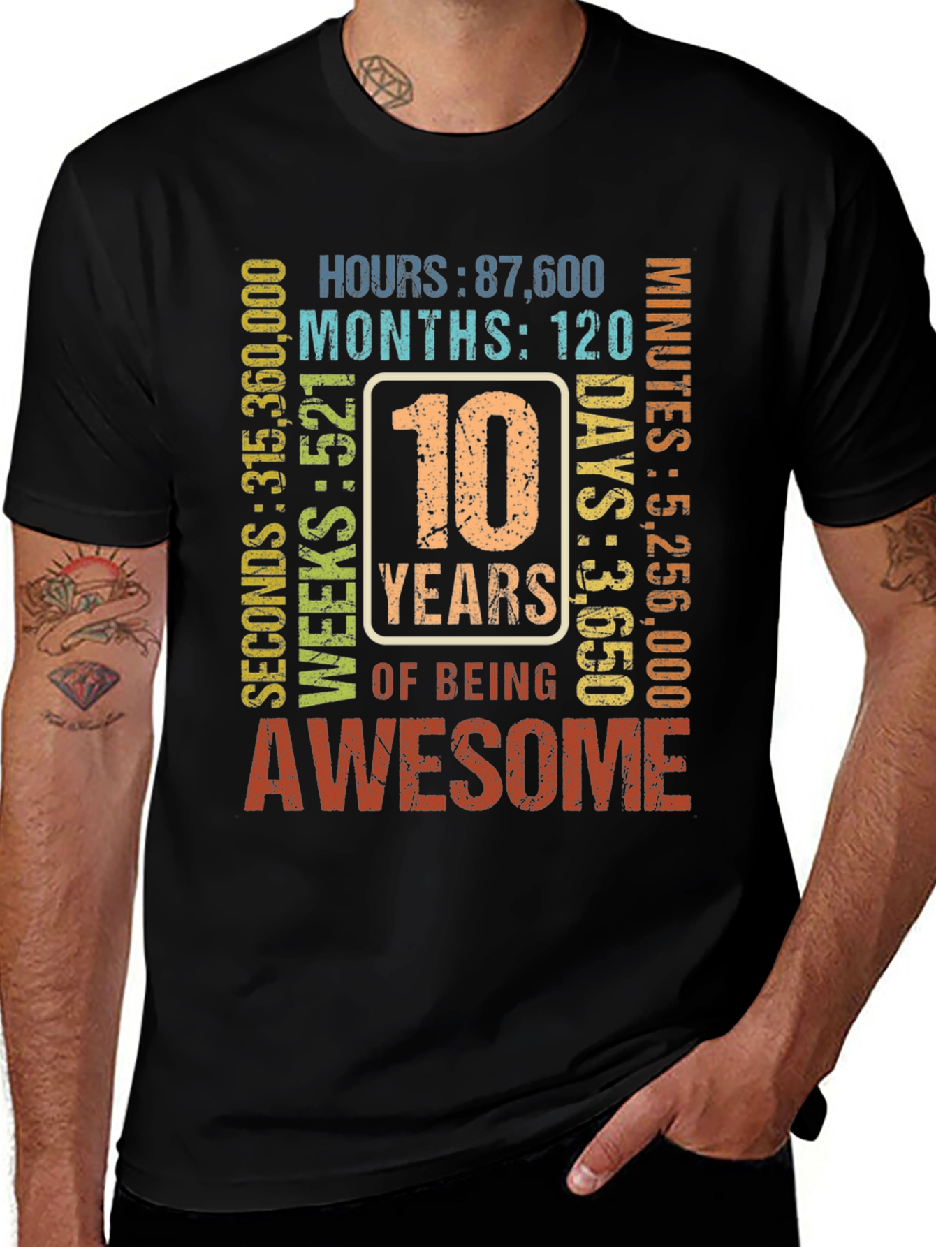 10 Years of Being Awesome T-Shirt