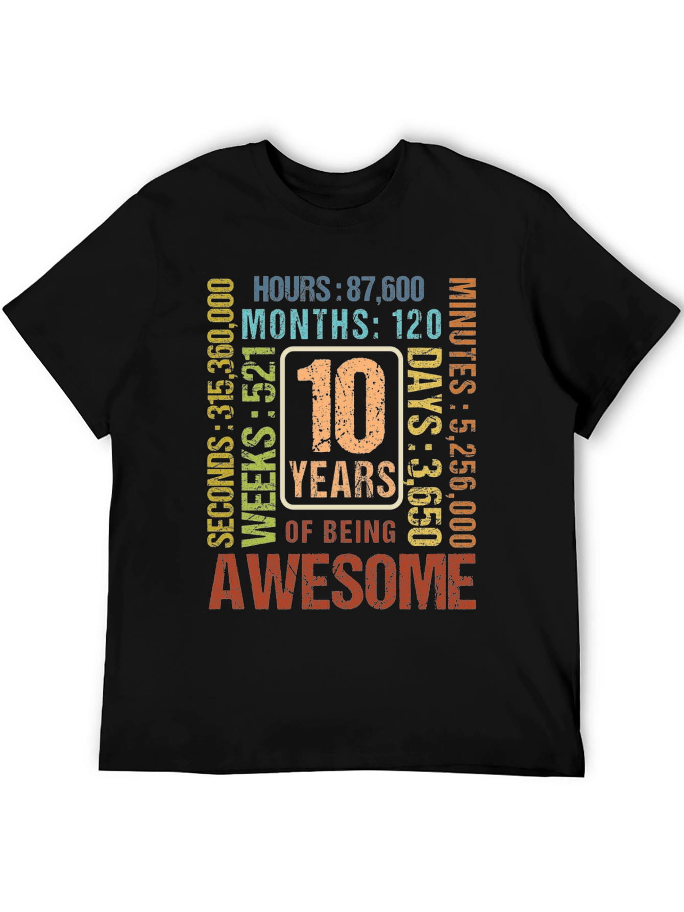 10 Years of Being Awesome T-Shirt