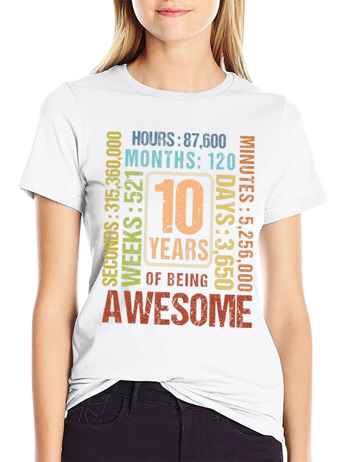 10 Years of Being Awesome T-Shirt