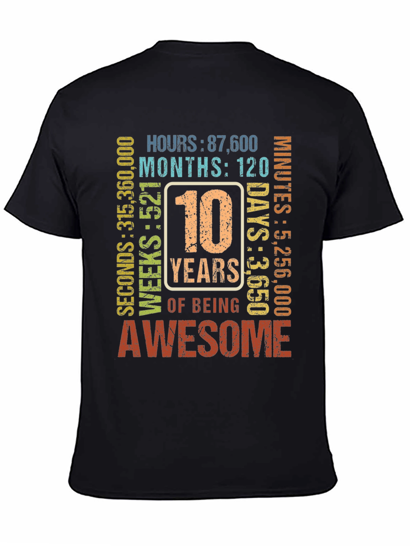 10 Years of Being Awesome T-Shirt