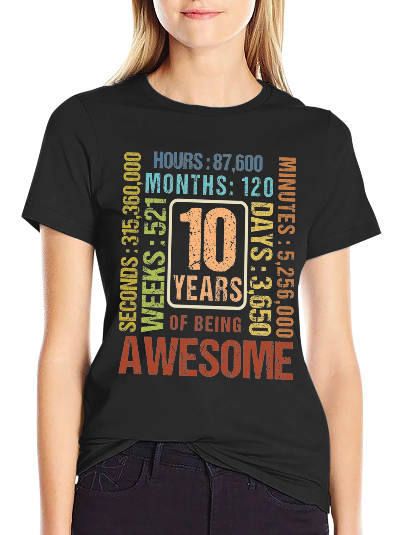 10 Years of Being Awesome T-Shirt