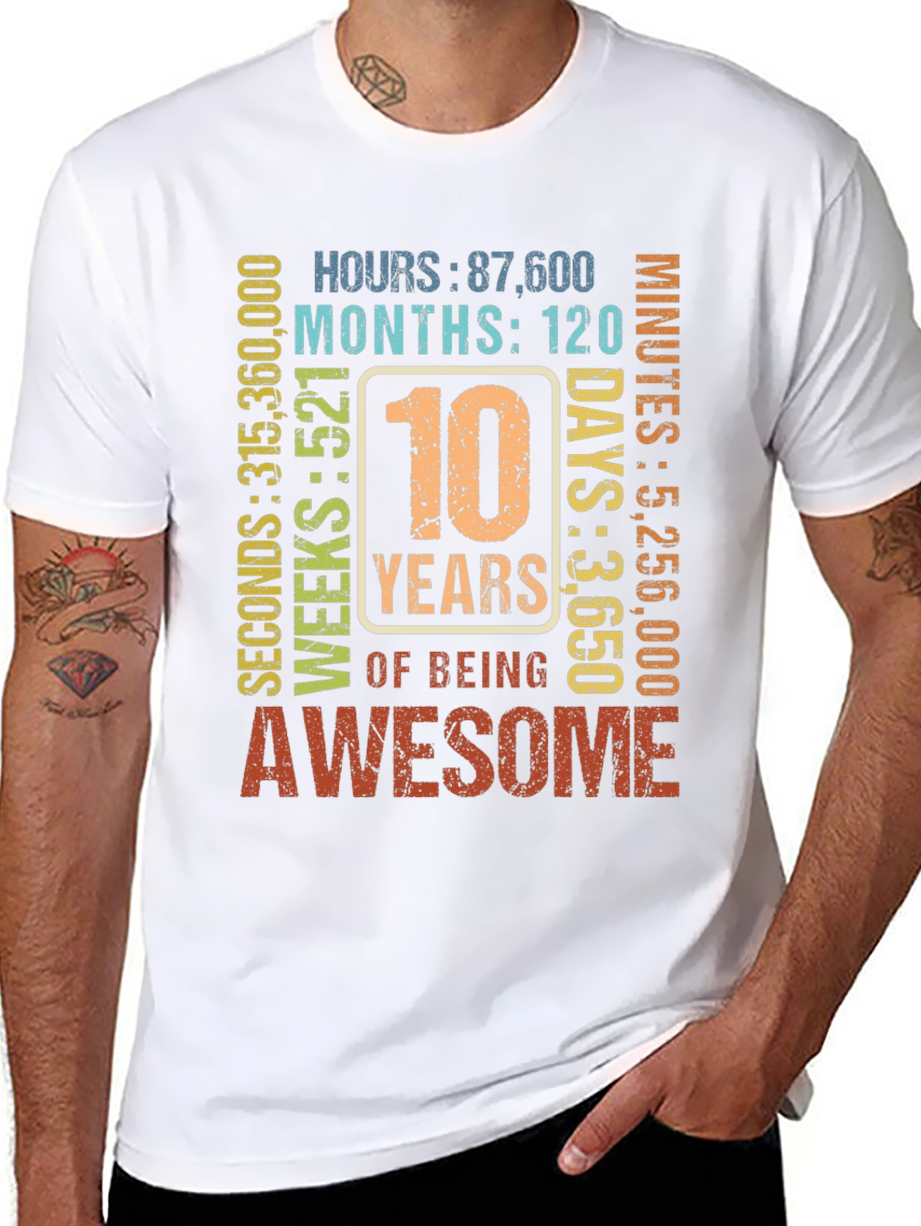 10 Years of Being Awesome T-Shirt