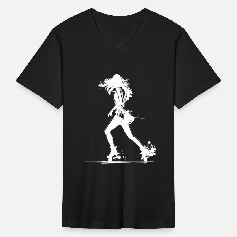 Roller Skating Girl Drawing