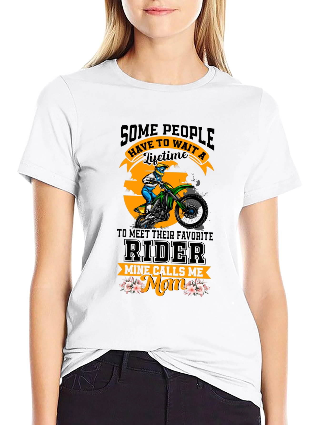 Dirt Bike Mom T-Shirt - Motorcycle Rider Tee