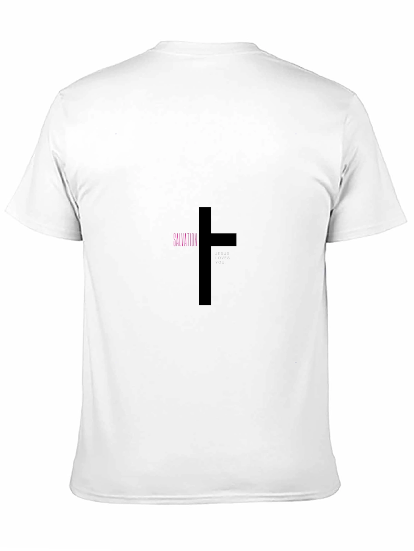 Salvation Cross Graphic Black T-Shirt