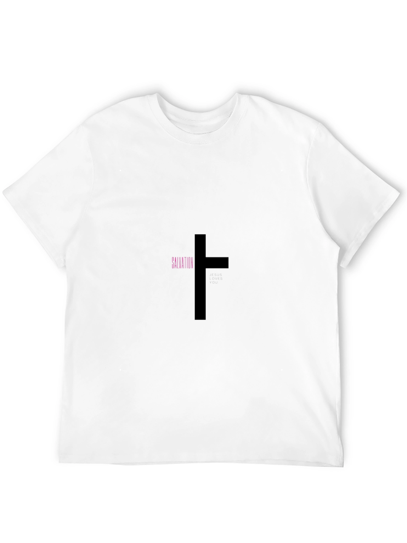 Salvation Cross Graphic Black T-Shirt