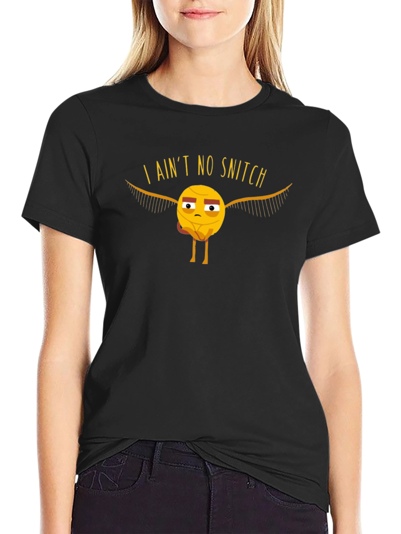 I Aint No Snitch Funny Graphic T-Shirt