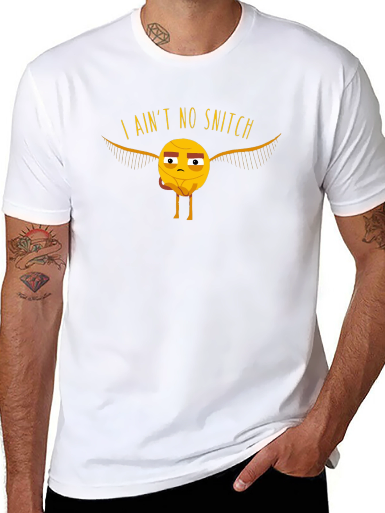 I Aint No Snitch Funny Graphic T-Shirt