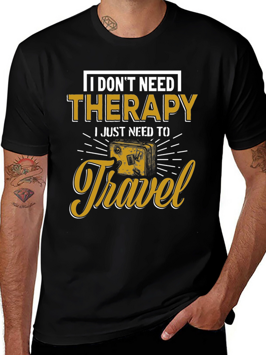 Travel Therapy T-Shirt: Vacation Adventure Tee