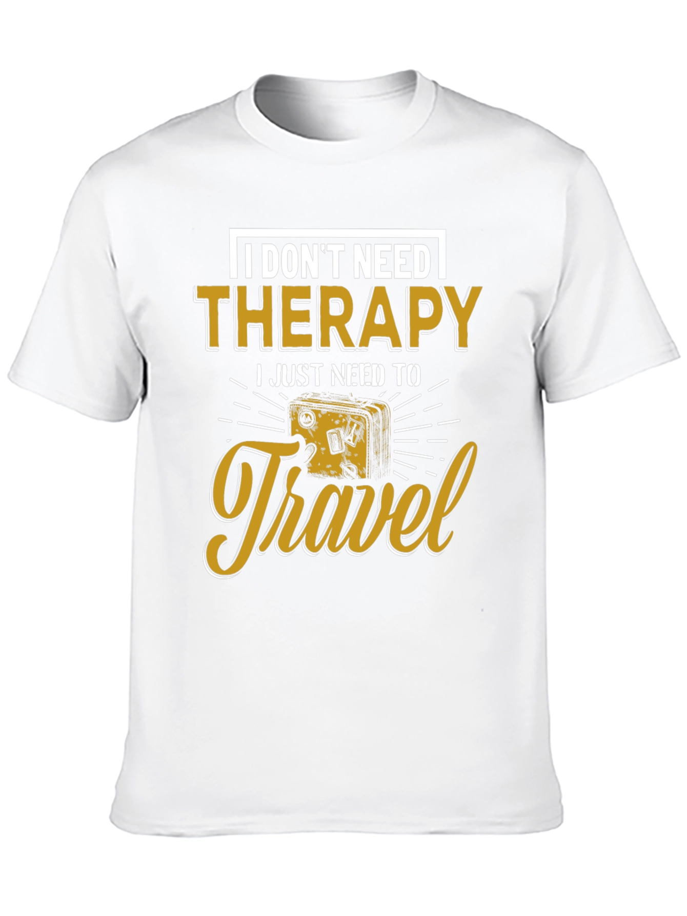 Travel Therapy T-Shirt: Vacation Adventure Tee