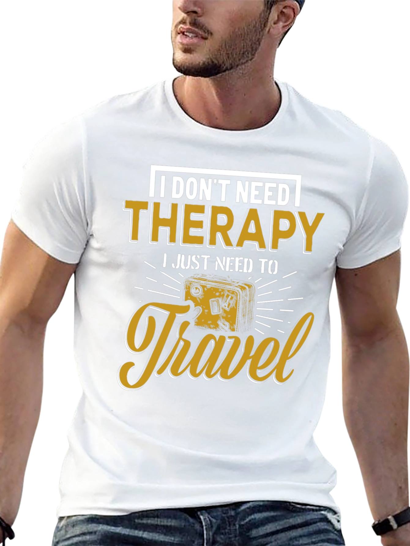 Travel Therapy T-Shirt: Vacation Adventure Tee