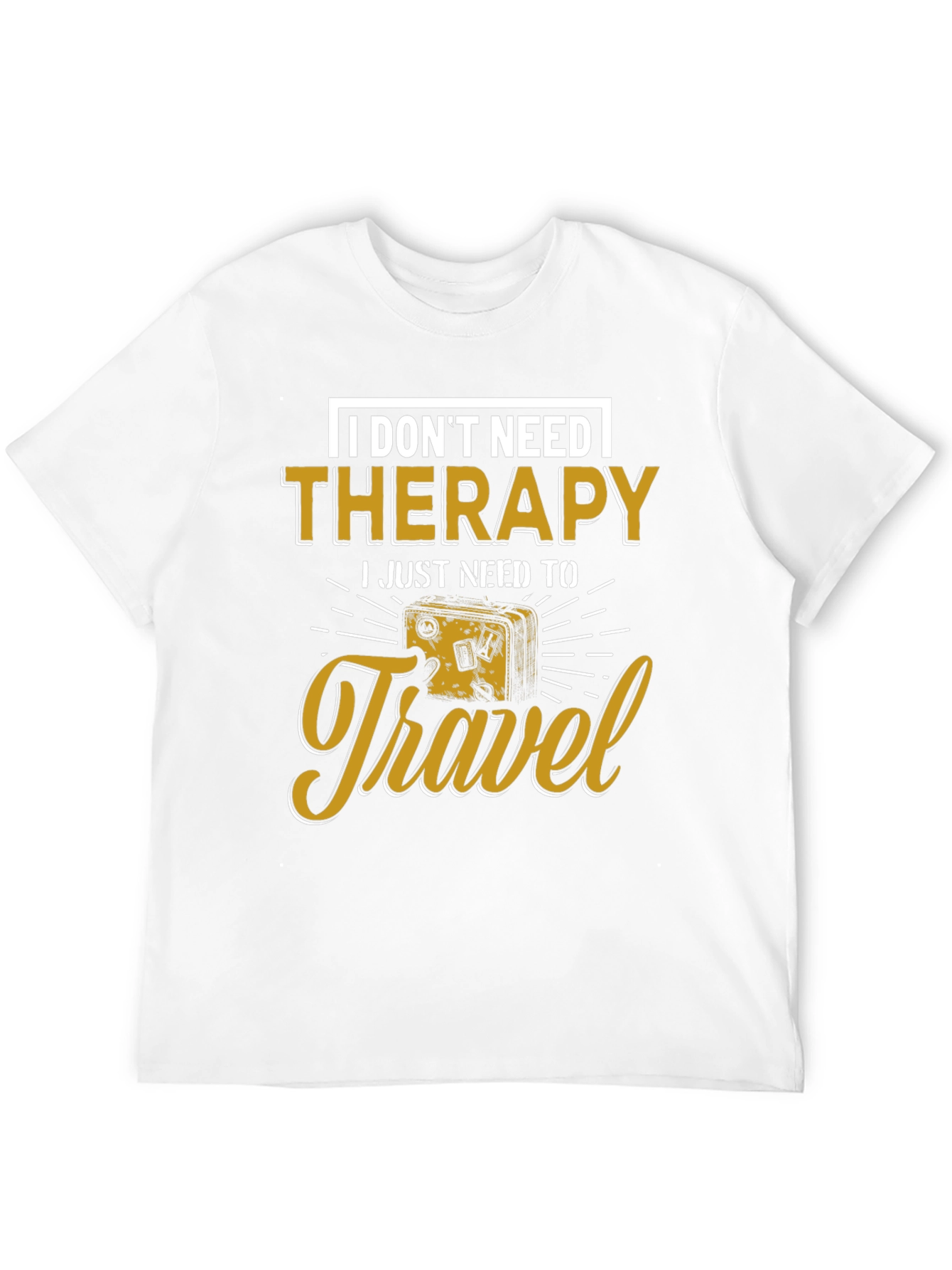 Travel Therapy T-Shirt: Vacation Adventure Tee