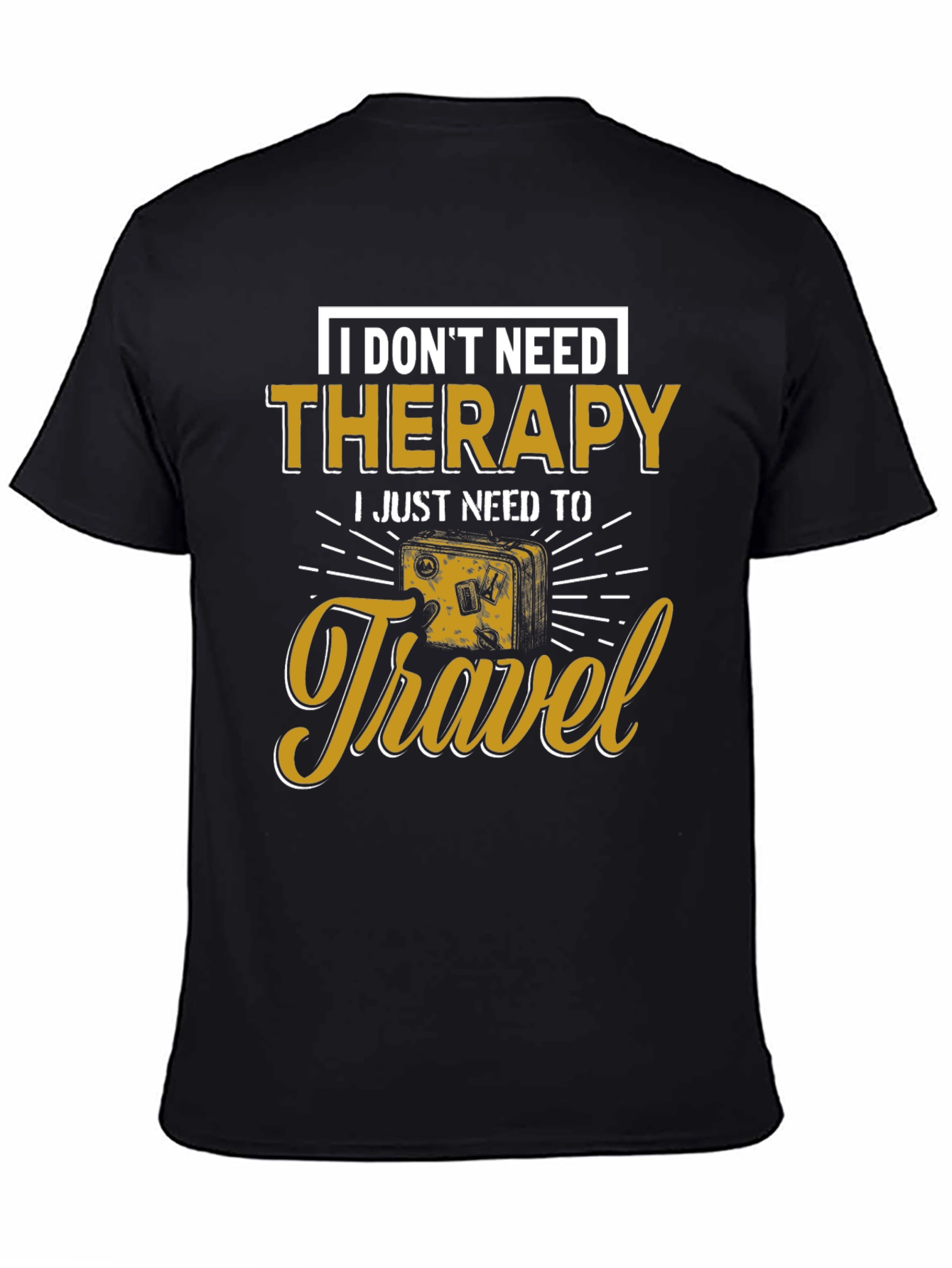Travel Therapy T-Shirt: Vacation Adventure Tee