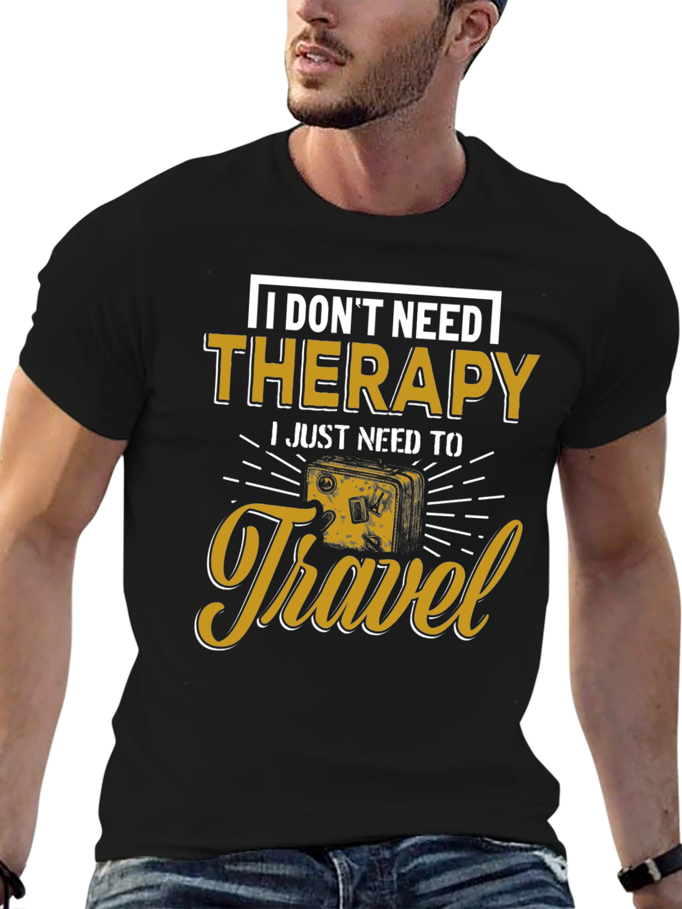 Travel Therapy T-Shirt: Vacation Adventure Tee