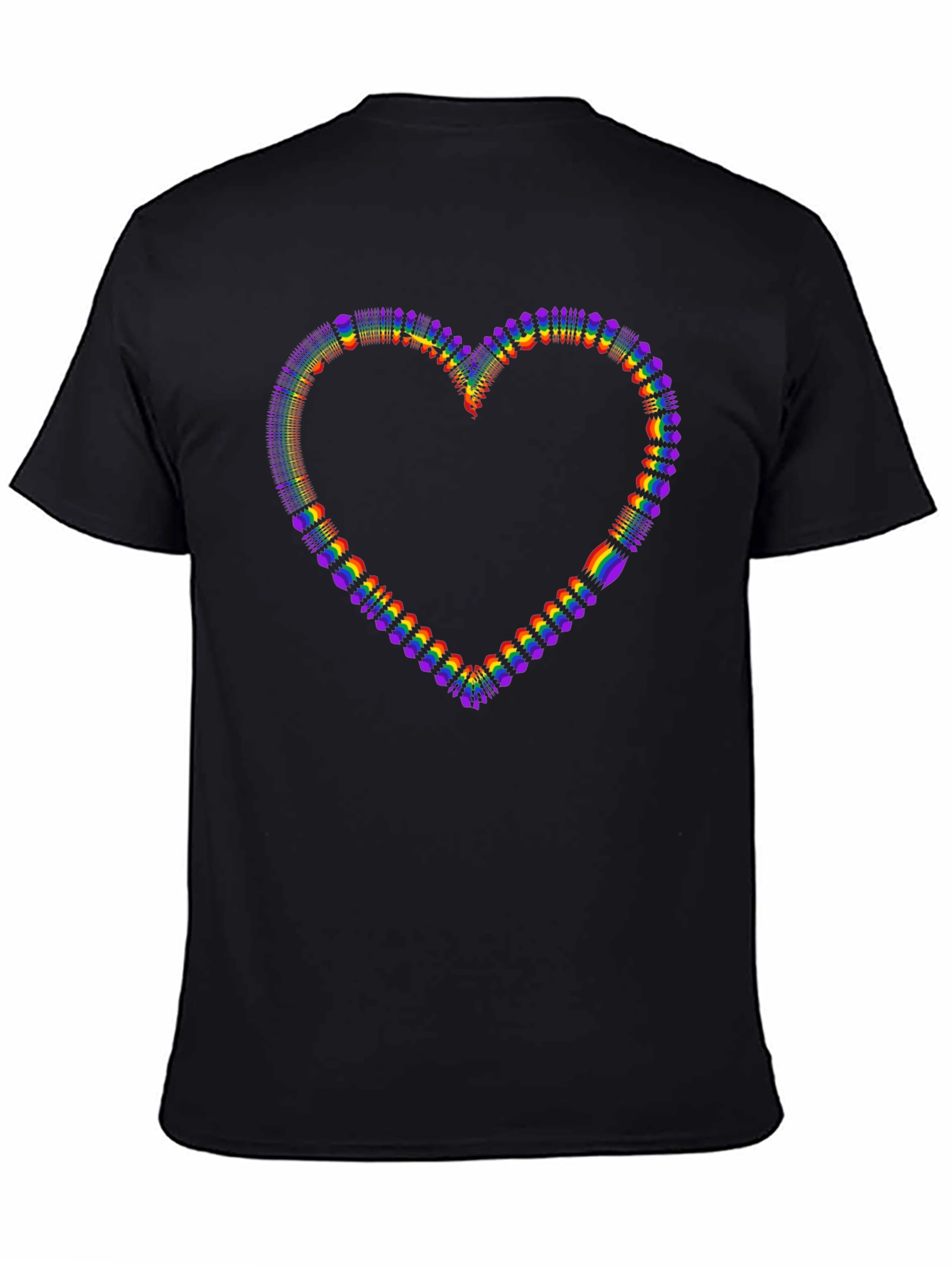 Rainbow Heart Graphic Tee - Pride Edition