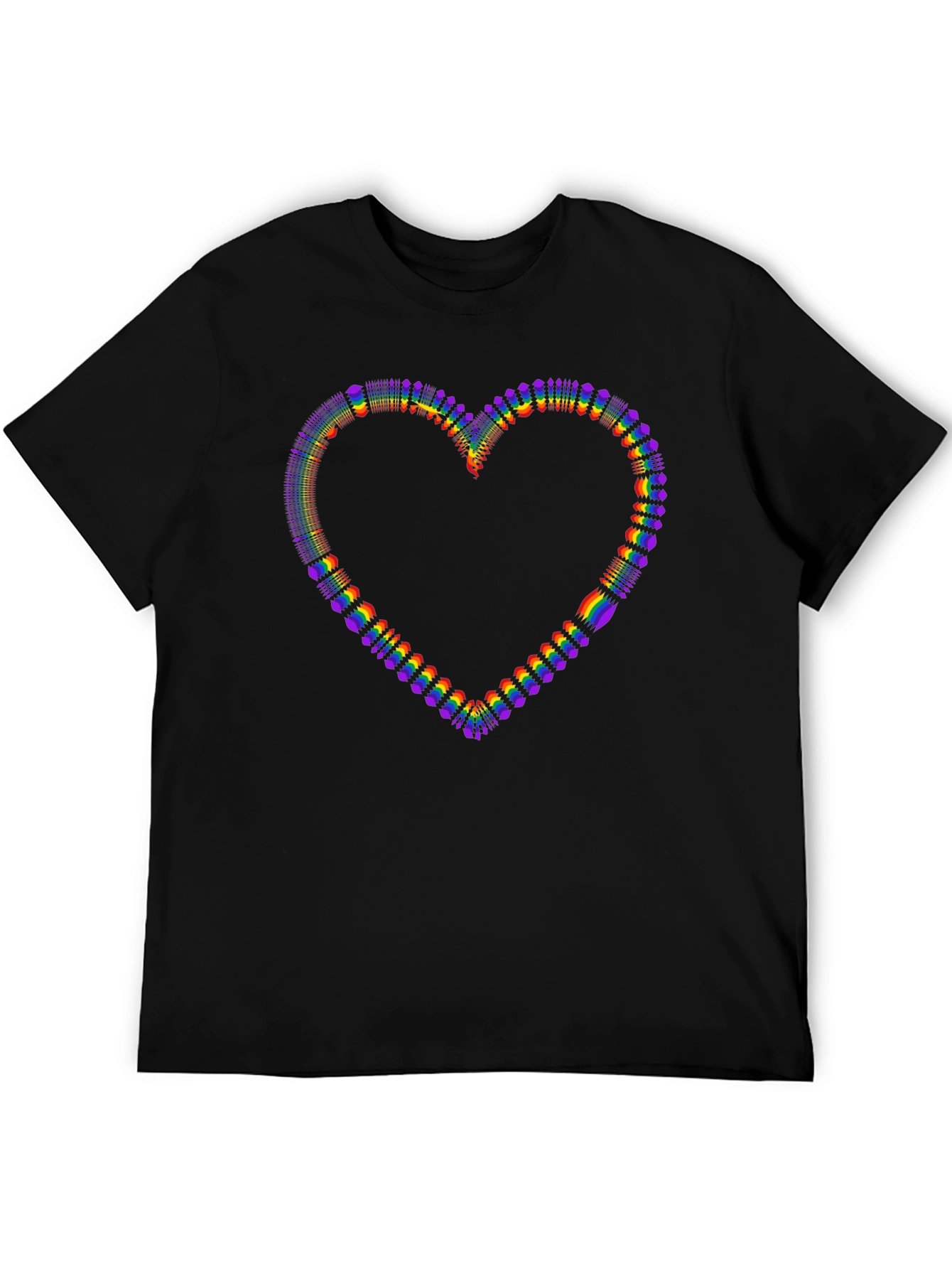 Rainbow Heart Graphic Tee - Pride Edition