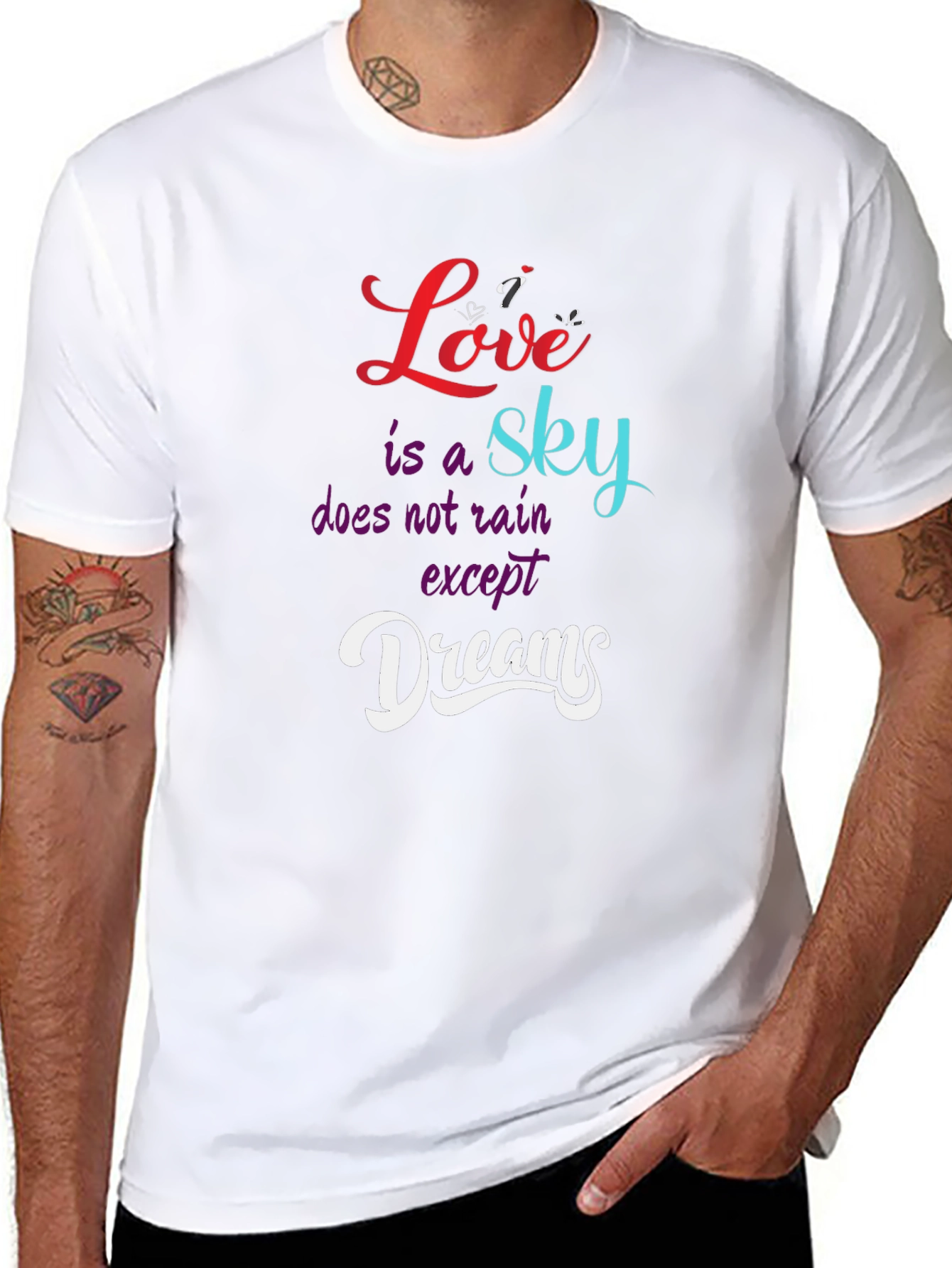 Love is a Sky Graphic T-Shirt