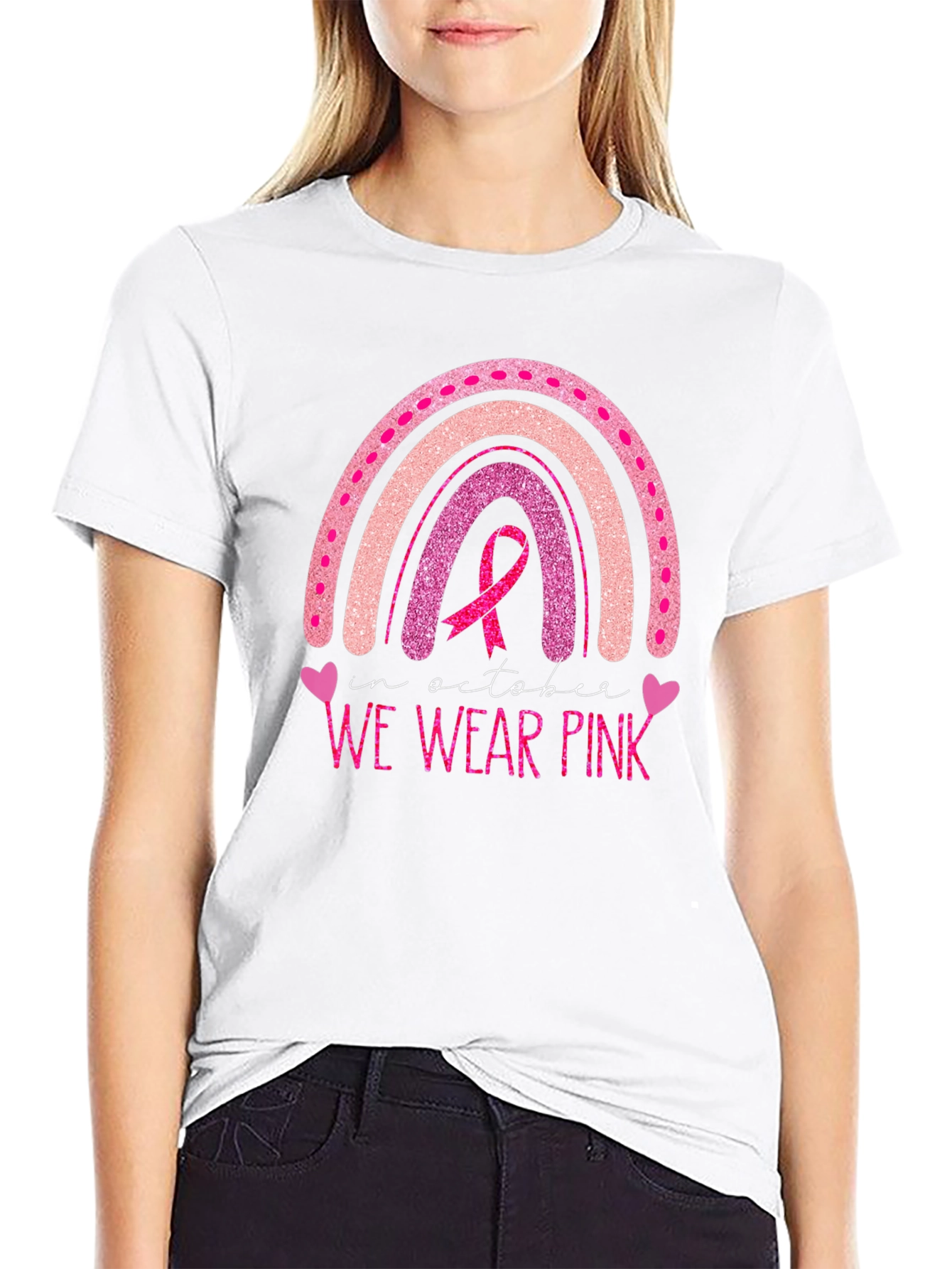 In October We Wear Pink T-Shirt