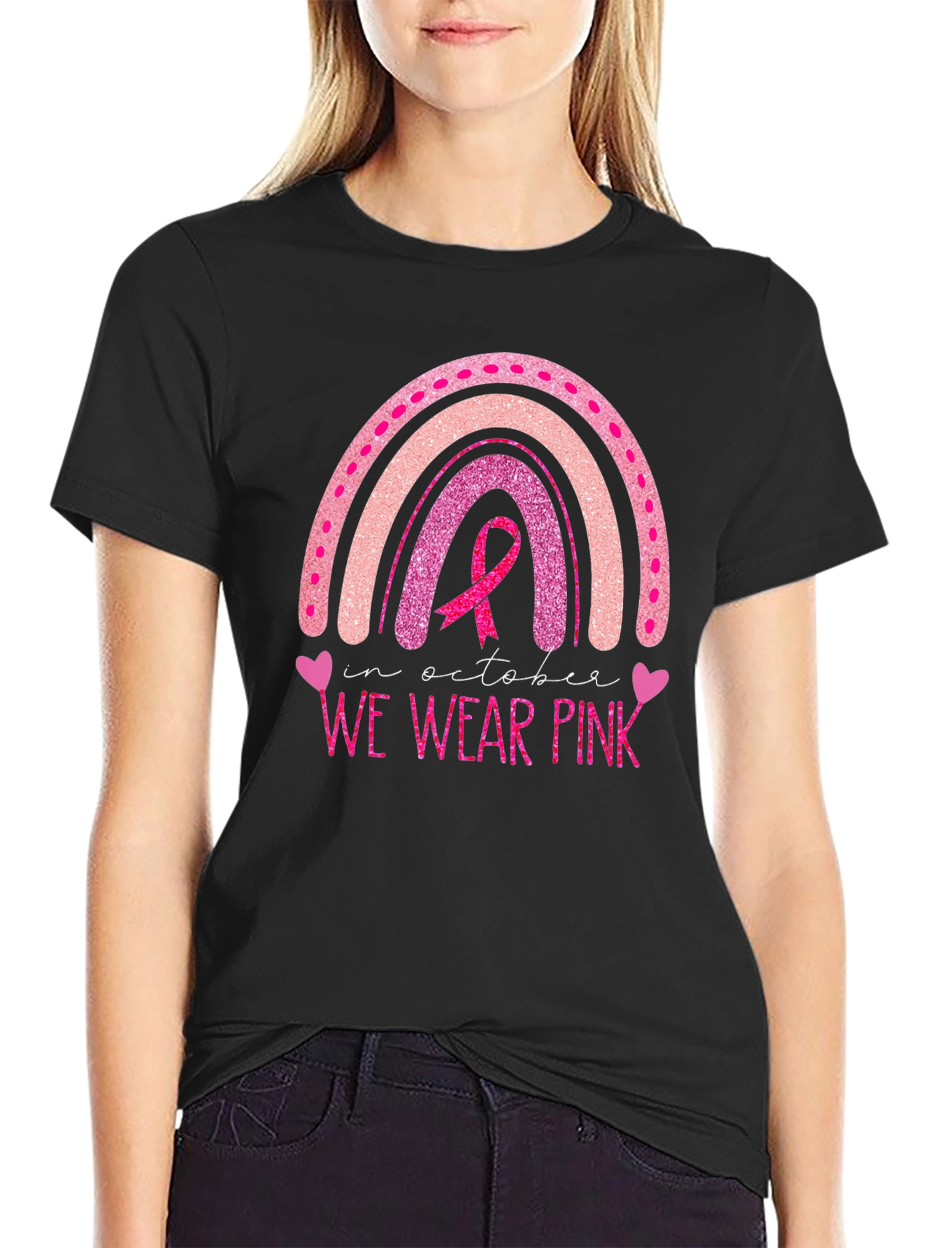 In October We Wear Pink T-Shirt