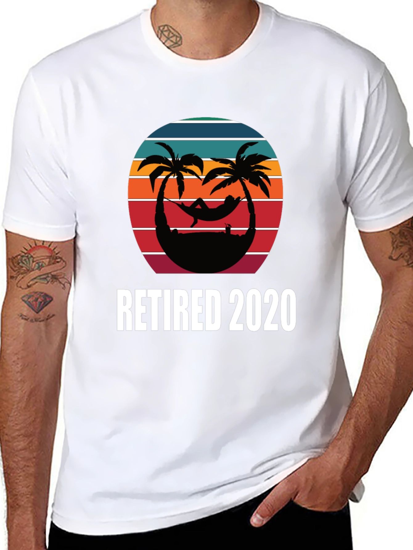 Retired 2020 Palm Tree Hammock Graphic Tee