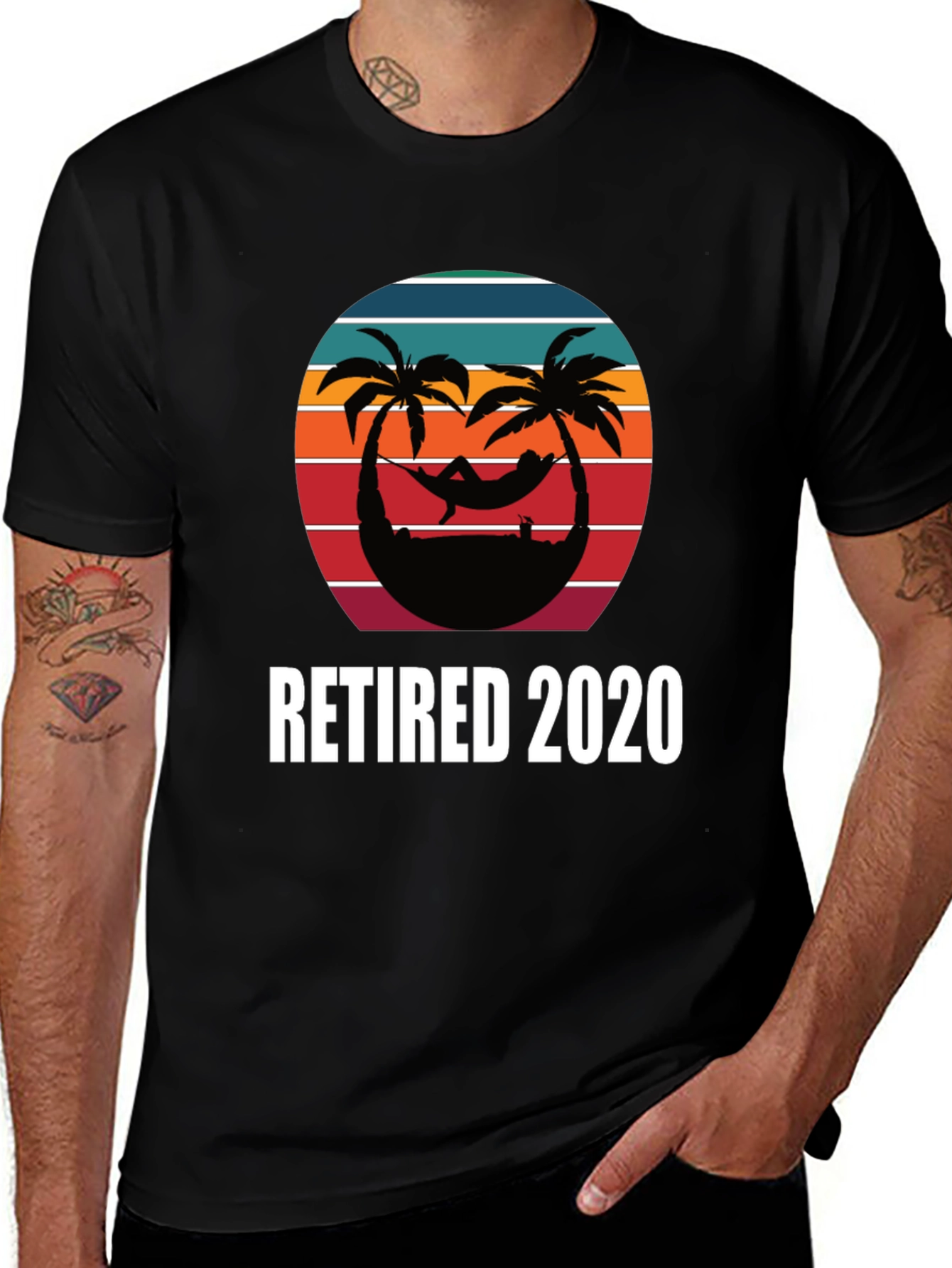 Retired 2020 Palm Tree Hammock Graphic Tee
