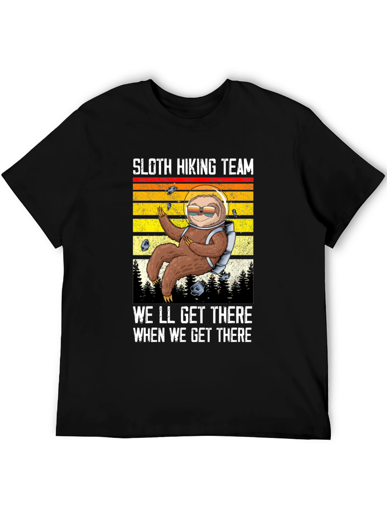 Sloth Hiking Team Graphic Tee - Adventure Ready!