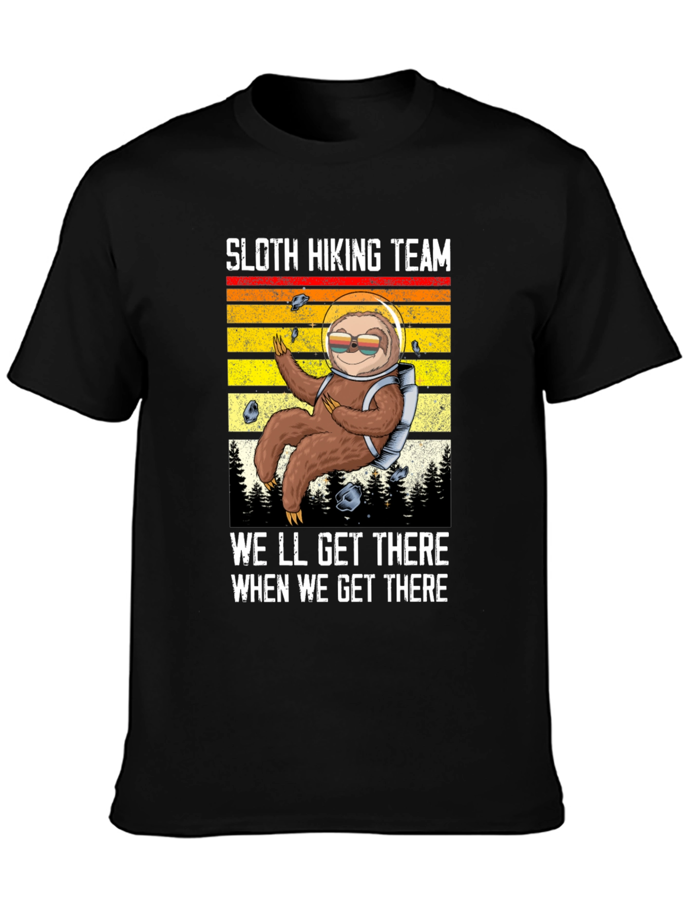 Sloth Hiking Team Graphic Tee - Adventure Ready!