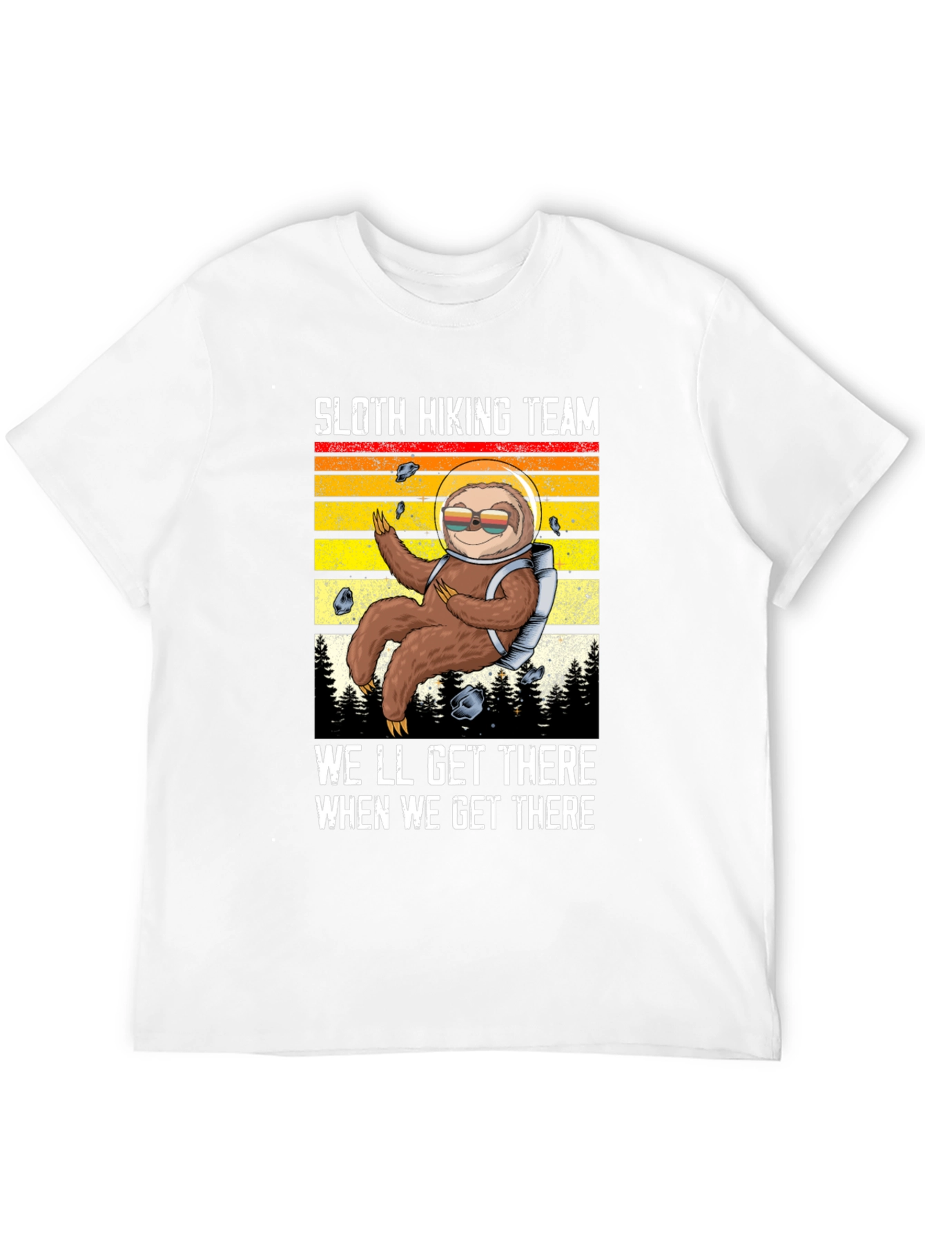 Sloth Hiking Team Graphic Tee - Adventure Ready!