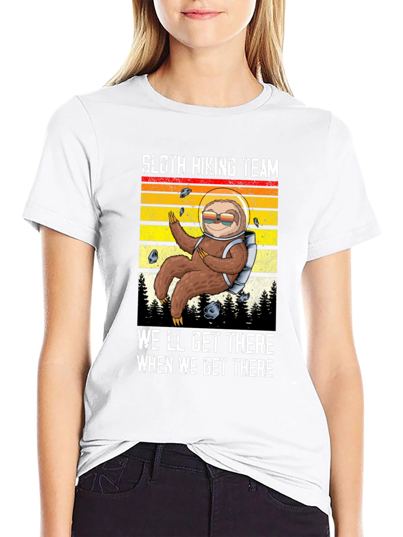 Sloth Hiking Team Graphic Tee - Adventure Ready!