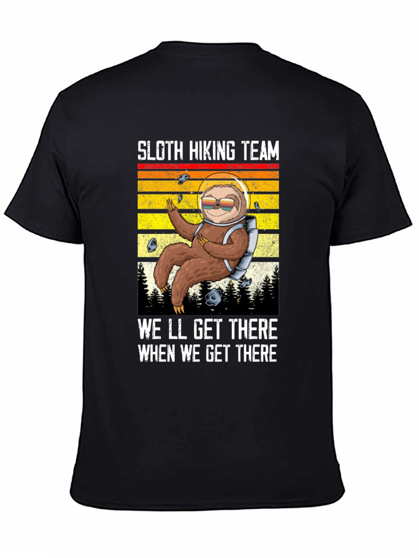 Sloth Hiking Team Graphic Tee - Adventure Ready!