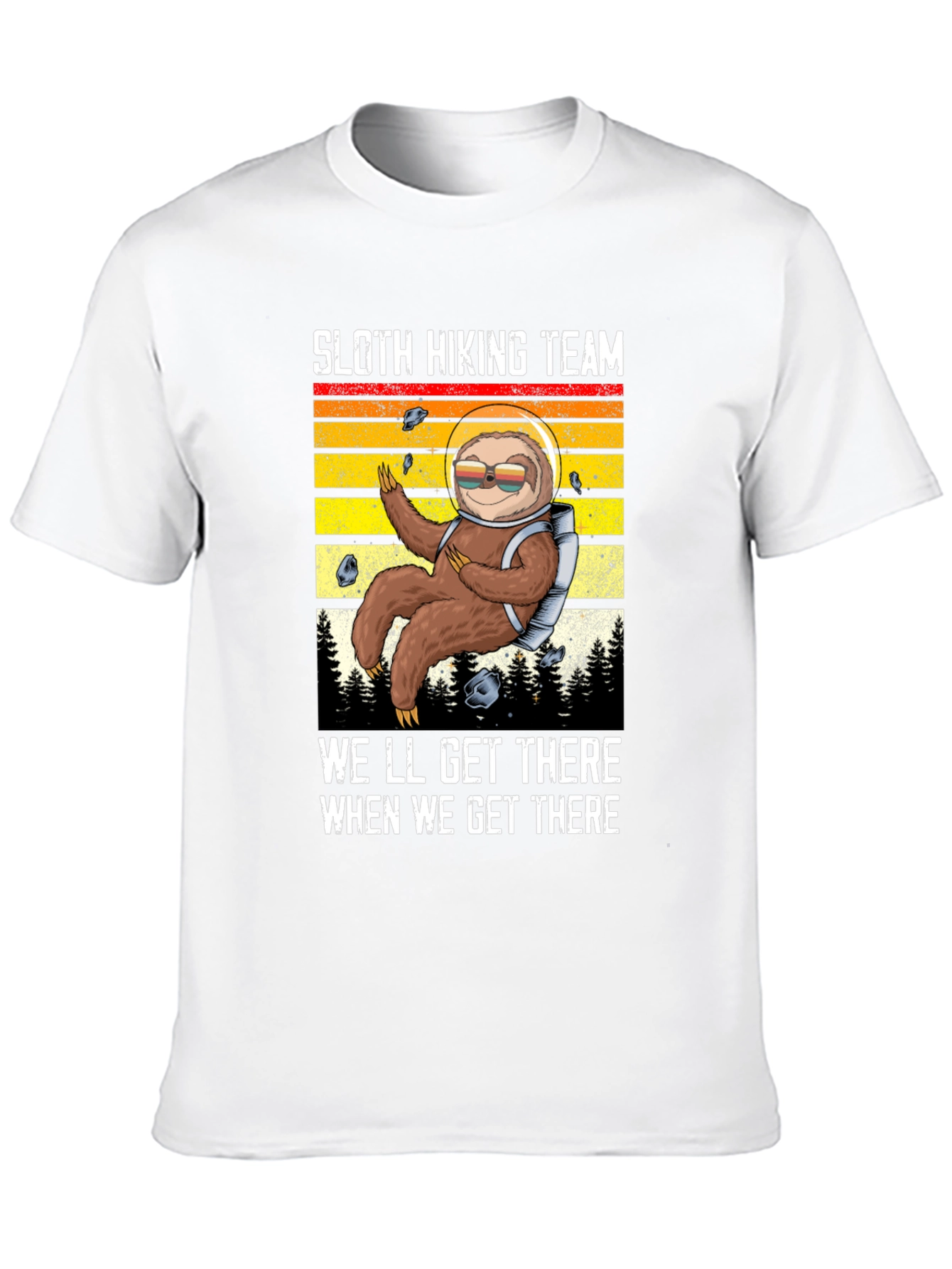 Sloth Hiking Team Graphic Tee - Adventure Ready!