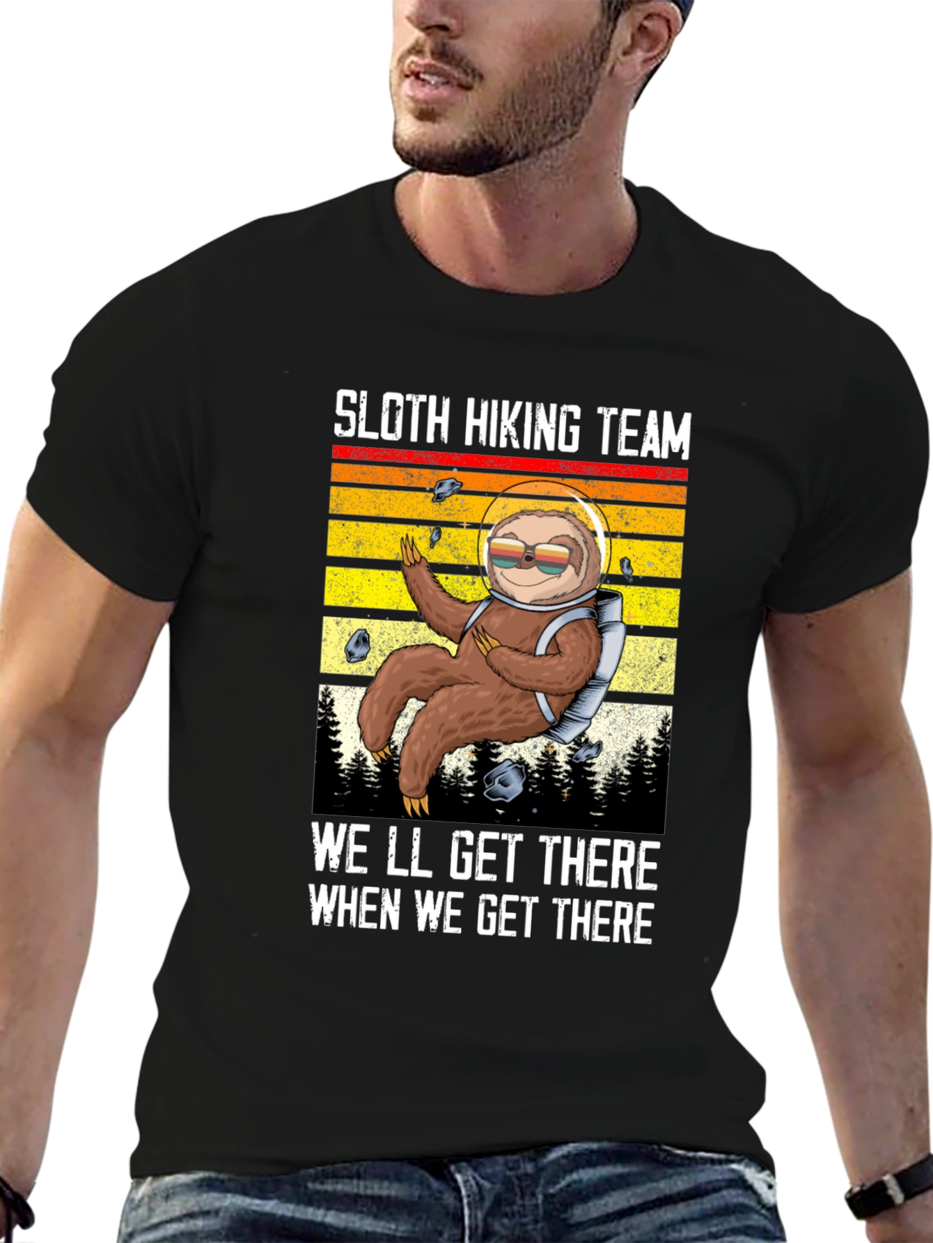 Sloth Hiking Team Graphic Tee - Adventure Ready!