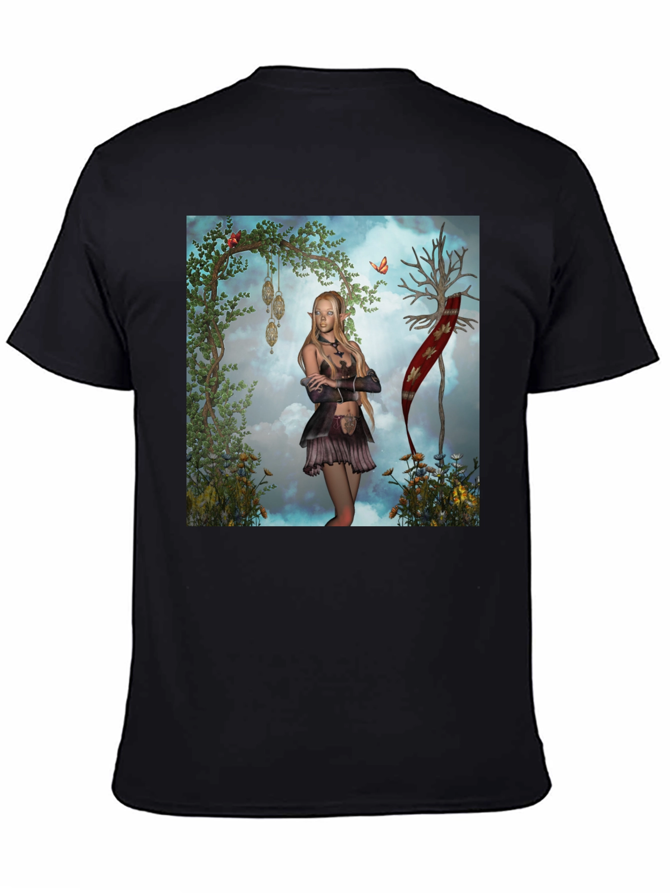 Fantasy Elf T-Shirt - Unique Graphic Tee