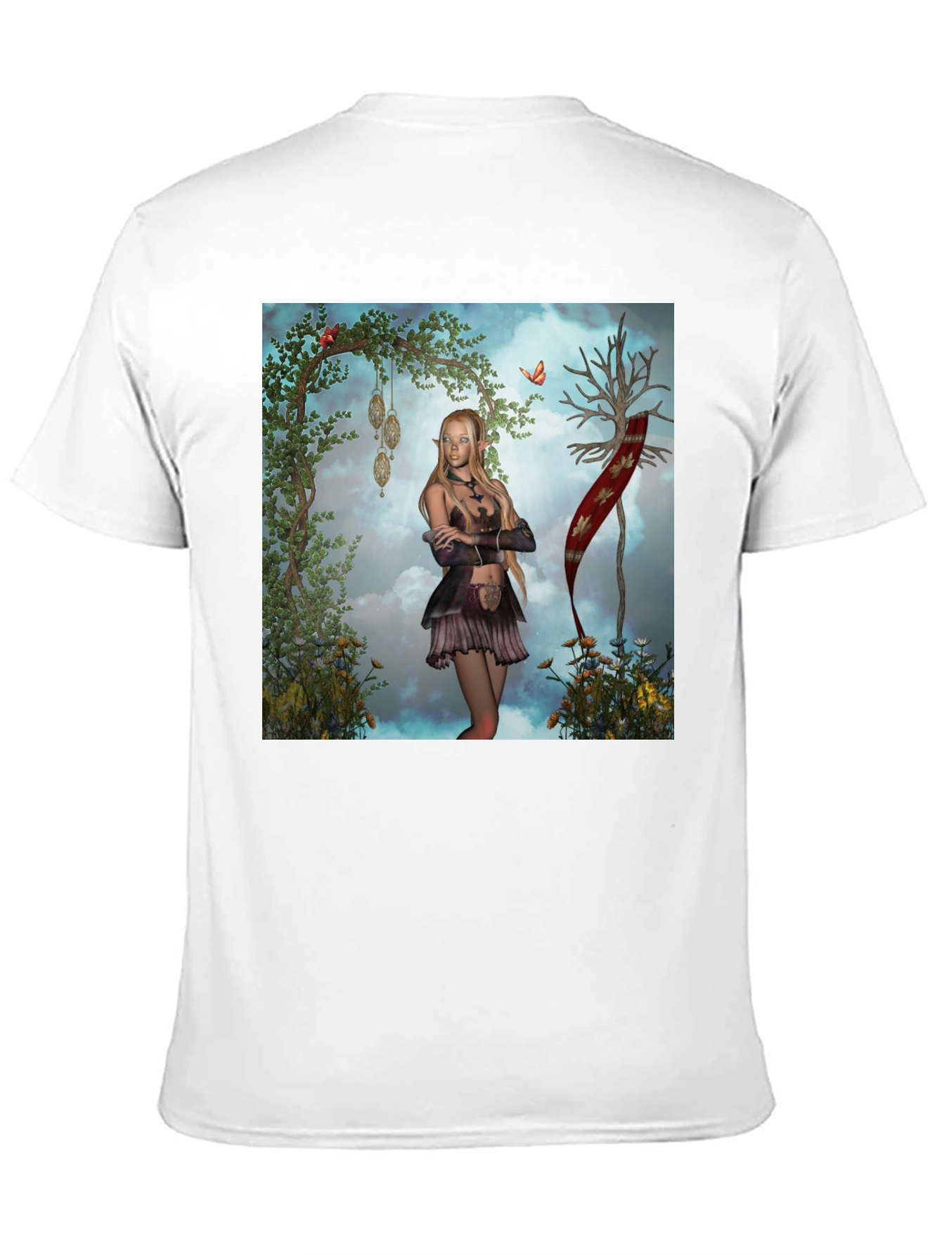 Fantasy Elf T-Shirt - Unique Graphic Tee