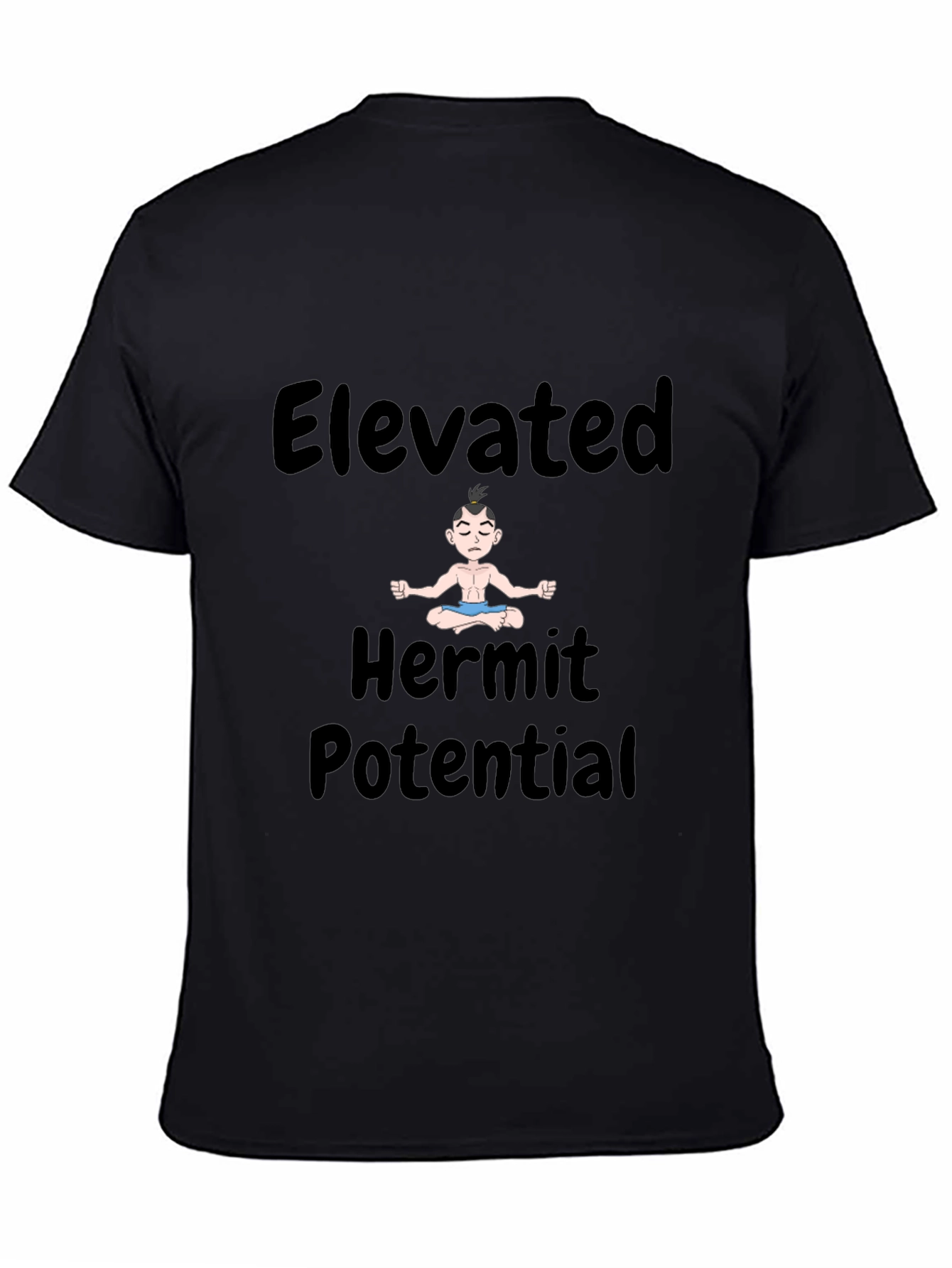 Elevated Hermit Potential Black T-Shirt
