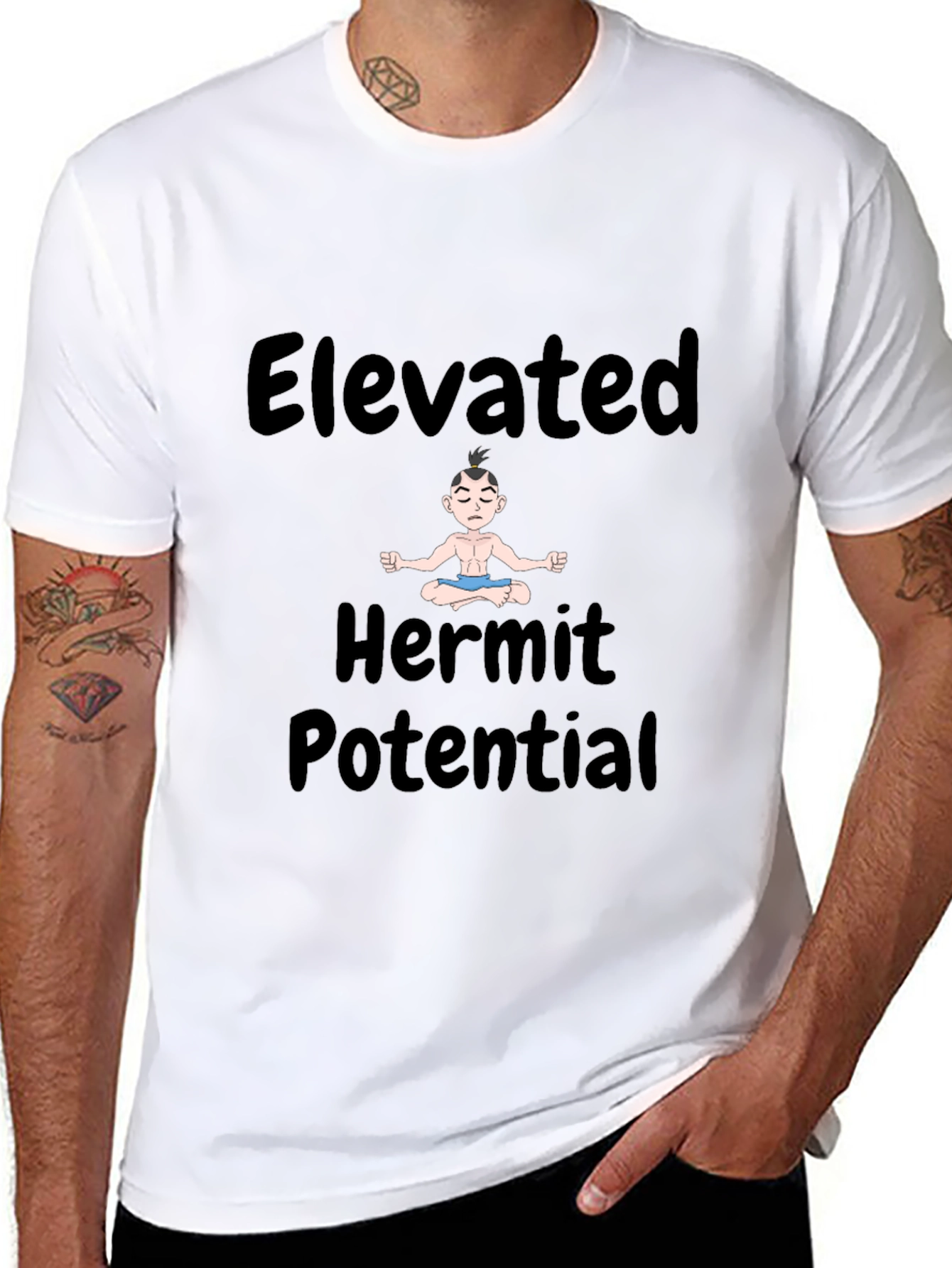 Elevated Hermit Potential Black T-Shirt