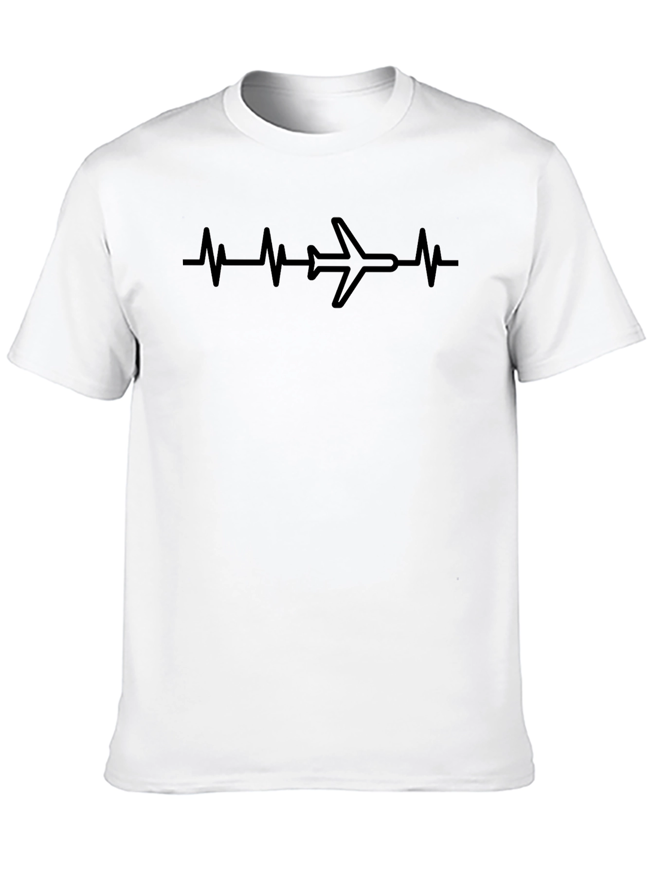Pilot Heartbeat T-Shirt - Aviation Lover Tee