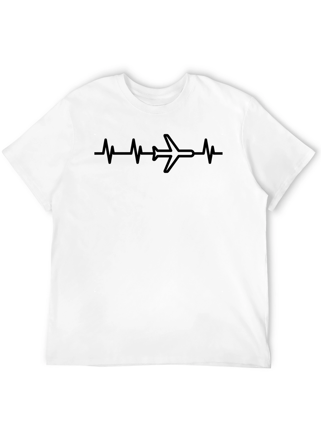 Pilot Heartbeat T-Shirt - Aviation Lover Tee