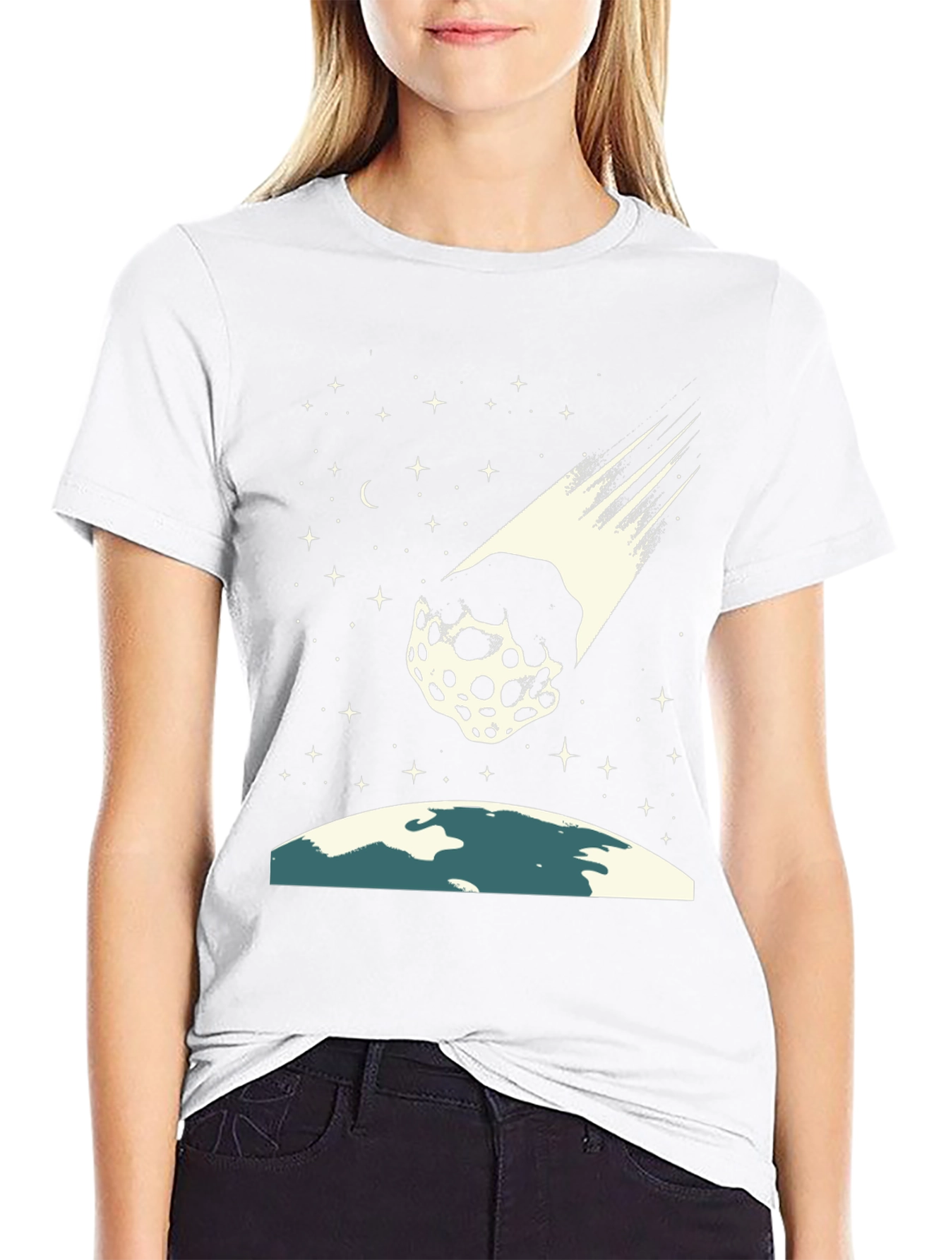 Meteor Shower T-Shirt - Space Graphic Tee